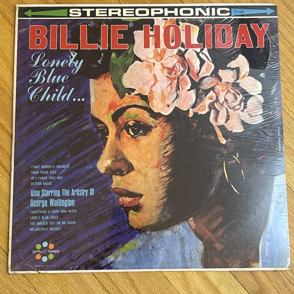 BILLIE HOLIDAY  "  LONELY BLUE CHILD"  SPIN-O-RAMA RECORDS  Sealed‎